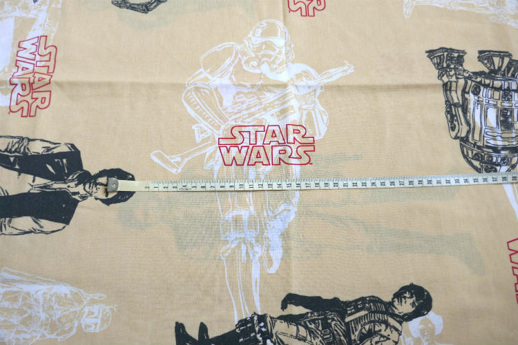 STAR WARS スターウォーズ ハンソロ ダースベイダー ヨーダ R2-D2 C-3PO レイアオーガナ フラットシーツ ベッドシーツ(1/2) USA