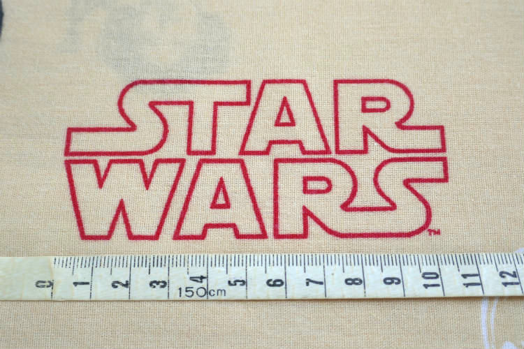 STAR WARS スターウォーズ ハンソロ ダースベイダー ヨーダ R2-D2 C-3PO レイアオーガナ フラットシーツ ベッドシーツ(1/2) USA