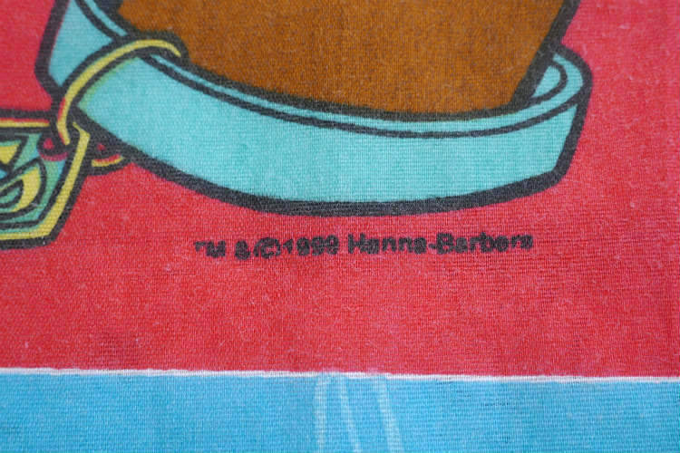 スクービードゥー クルッパー 犬 パネル柄 アニメ ビンテージ ユーズドシーツ ベッドシーツ(ボックスタイプ) USA