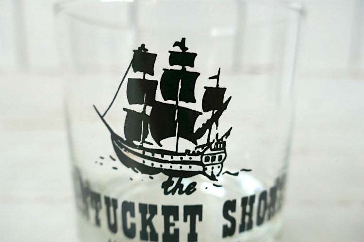 The Nantucket Shoresヴィンテージ ウイスキー ロックグラス タンブラー グラス ガラスコップ 食器 USA