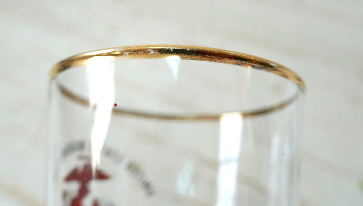 US Marine Corp USMC アメリカ海兵隊 200周年 記念品 1975年 ヴィンテージ ウイスキー ロックグラス タンブラー グラス ガラスコップ 食器 USA Ⅰ