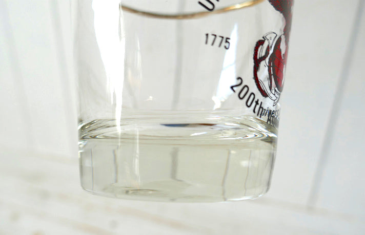 US Marine Corp USMC アメリカ海兵隊 200周年 記念品 1975年 ヴィンテージ ウイスキー ロックグラス タンブラー グラス ガラスコップ 食器 USA Ⅰ