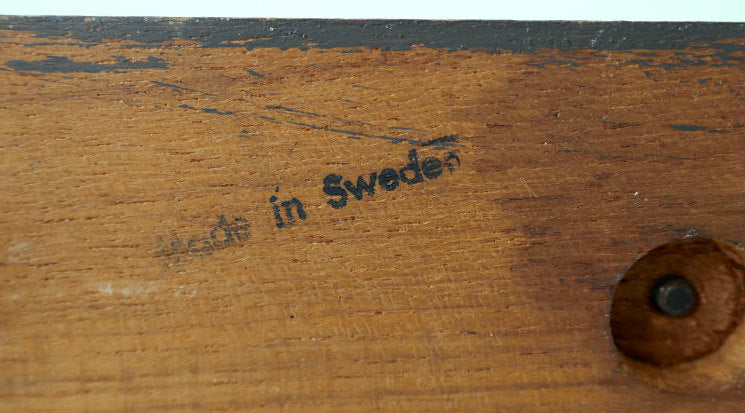 Bo Svensk スウェーデン カラーガラス アイアン製 木製 ミッドセンチュリー 60's ヴィンテージ キャンドルホルダー スタンド ロウソク立て