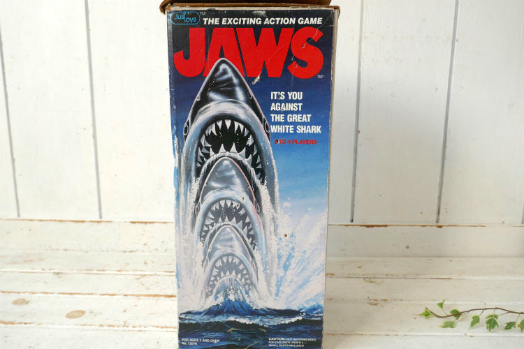 JAWS ジョーズ 映画 おもちゃ TOY  80's ヴィンテージ 空箱 BIG 紙箱 パッケージ USA ディスプレイ