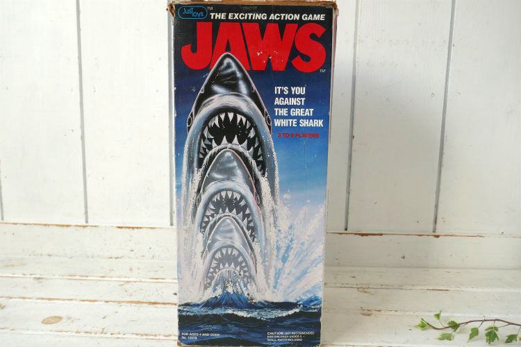 JAWS ジョーズ 映画 おもちゃ TOY  80's ヴィンテージ 空箱 BIG 紙箱 パッケージ USA ディスプレイ