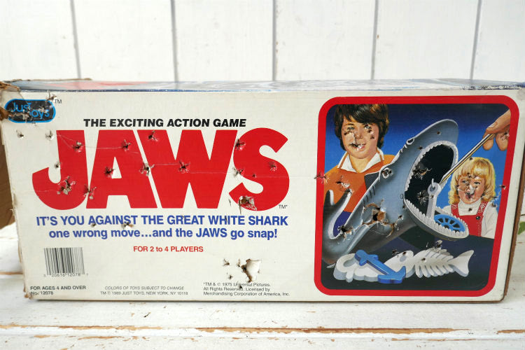 JAWS ジョーズ 映画 おもちゃ TOY  80's ヴィンテージ 空箱 BIG 紙箱 パッケージ USA ディスプレイ
