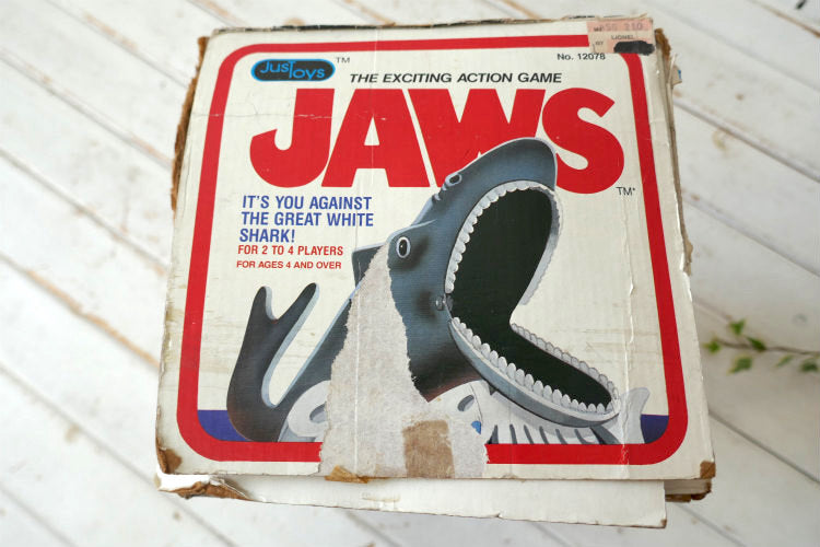 JAWS ジョーズ 映画 おもちゃ TOY  80's ヴィンテージ 空箱 BIG 紙箱 パッケージ USA ディスプレイ