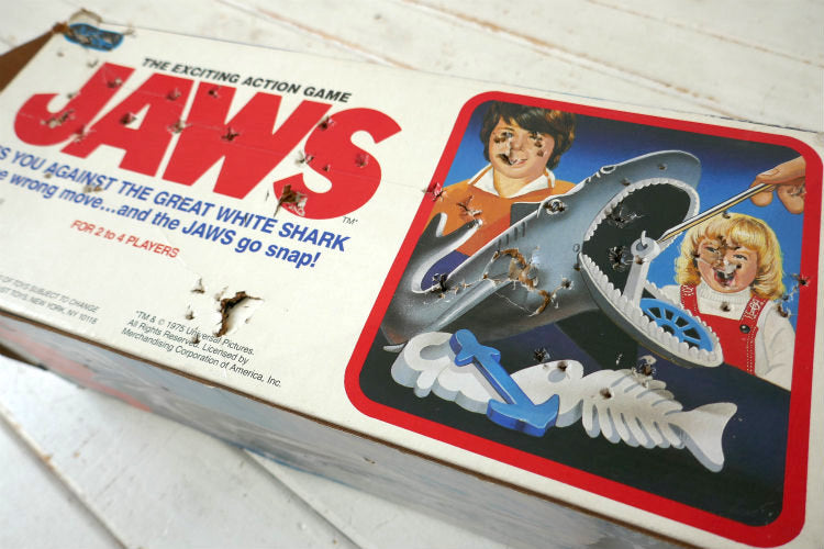 JAWS ジョーズ 映画 おもちゃ TOY  80's ヴィンテージ 空箱 BIG 紙箱 パッケージ USA ディスプレイ