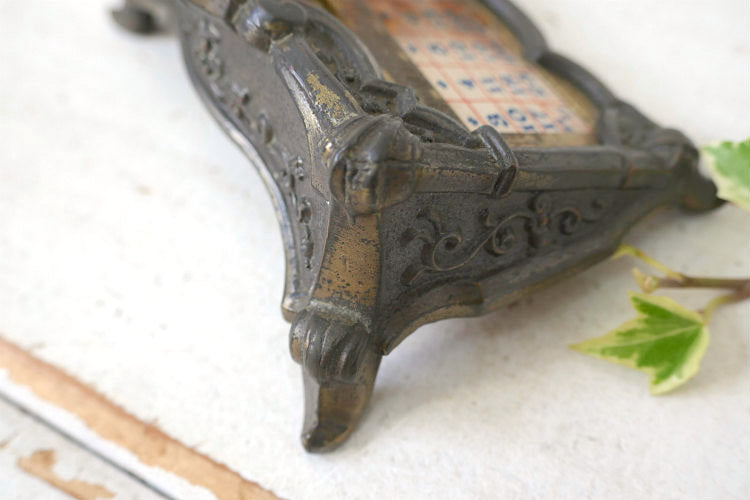 Kronheimer Oldenbusch Co K&O 真鍮製 アールデコ OLD 1920's アンティーク デスクカレンダー 卓上カレンダー USA