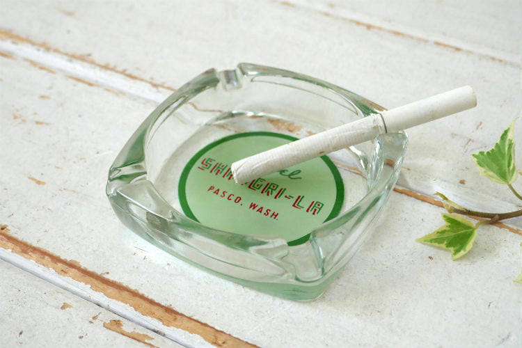 motel SHANGRI-LA モーテル シャングリラ  OLD ヴィンテージ アドバタイジング 灰皿 アシュトレイ　デッドストック USA