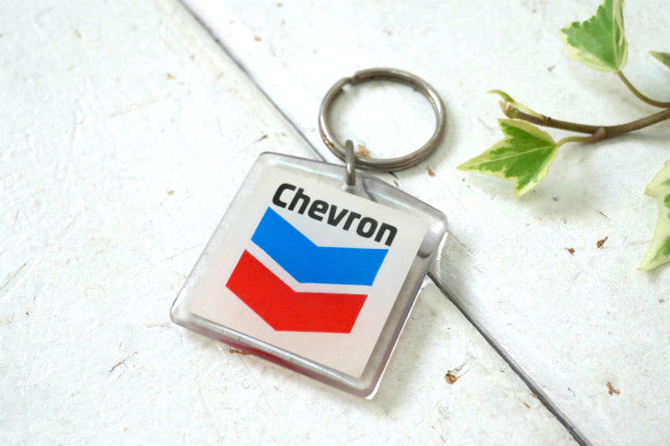 Chevron シェブロン 1970~80's  USA ヴィンテージ キーホルダー デッドストック ノベルティ アドバタイジング