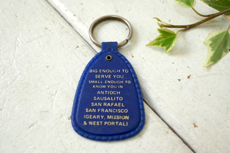 1887's HOMESTEAD SAVINGS 銀行 ゲートブリッジ アドバタイジング ヴィンテージ デッドストック キーホルダー USA