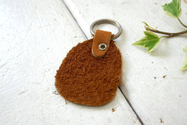 ポートオースティン ミシガン州　PORT AUSTIN MICH  デッドストックヴィンテージ レザー 革 キーホルダー USA