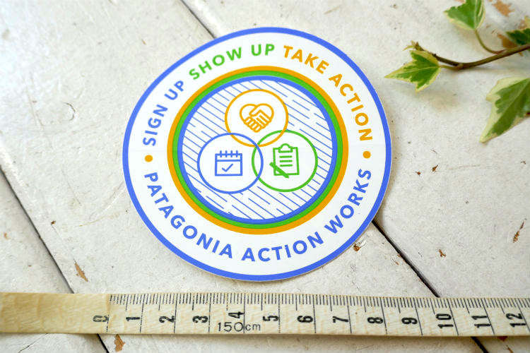 パタゴニア PATAGONIA  環境保護 ACTION WORKS ステッカー アウトドアブランド USA