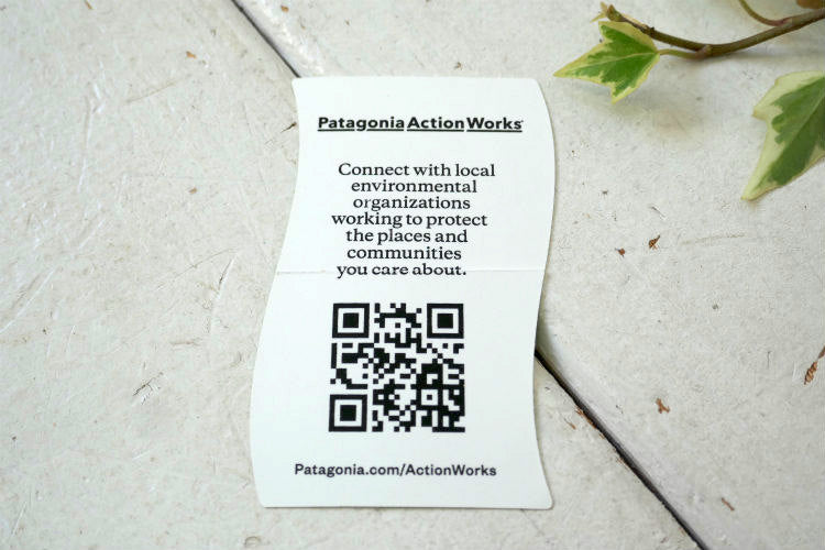 パタゴニア Patagonia Action Works Answer with action. ステッカー  USA アウトドアブランド 環境活動