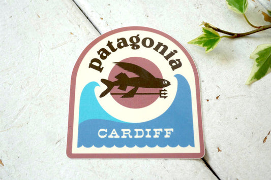 patagonia パタゴニア CARDIFF カーディフ Flying-Fish フライングフィッシュ ステッカー カリフォルニア USA