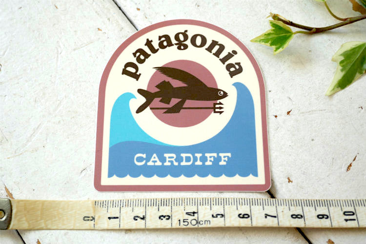 patagonia パタゴニア CARDIFF カーディフ Flying-Fish フライングフィッシュ ステッカー カリフォルニア USA