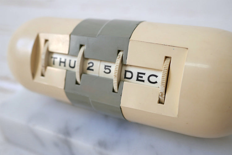 Parke Davis 薬 カプセル アドバタイジング 大理石 50's ヴィンテージ デスクカレンダー 卓上カレンダー USA デザイナーズ