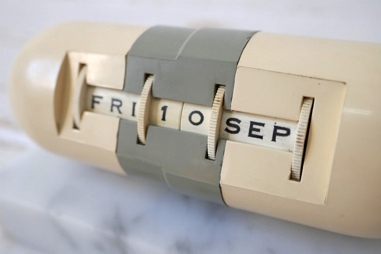 Parke Davis 薬 カプセル アドバタイジング 大理石 50's ヴィンテージ デスクカレンダー 卓上カレンダー USA デザイナーズ