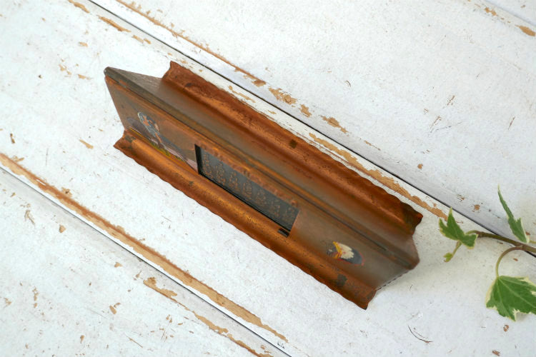 ネイティブアメリカン 酋長 インディアン コッパー製 50's ヴィンテージ デスクカレンダー 卓上カレンダー スーベニア品 USA