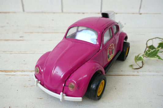 Tonka 1960's トンカ フォルクスワーゲンVW Bug 空冷 ビートル PLUM WILDヴィンテージ ブリキカー USA ブリキ自動車