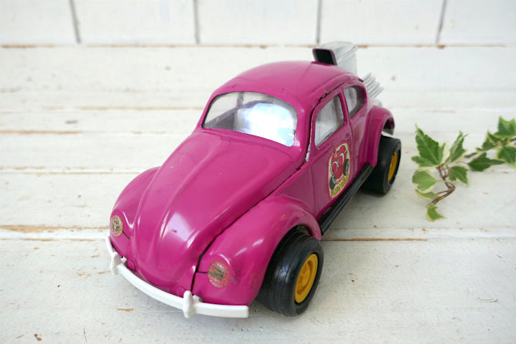 Tonka 1960's トンカ フォルクスワーゲンVW Bug  空冷 ビートル PLUM WILDヴィンテージ ブリキカー USA ブリキ自動車