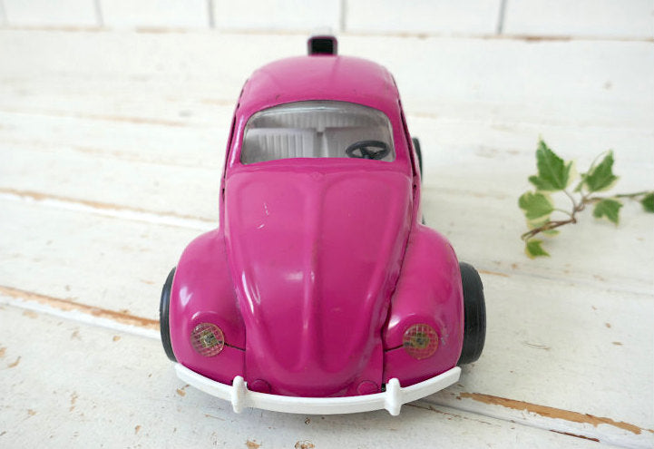 Tonka 1960's トンカ フォルクスワーゲンVW Bug  空冷 ビートル PLUM WILDヴィンテージ ブリキカー USA ブリキ自動車