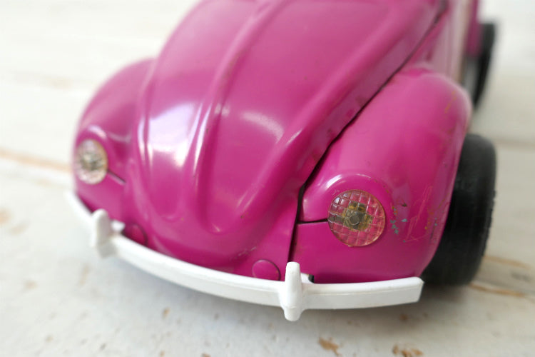 Tonka 1960's トンカ フォルクスワーゲンVW Bug  空冷 ビートル PLUM WILDヴィンテージ ブリキカー USA ブリキ自動車