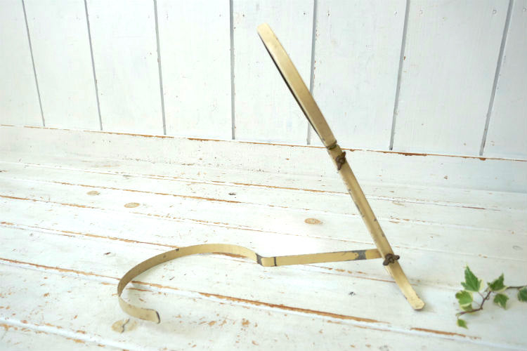 シャビー BARBER SHOP アイアン製 バーバー 可動式 両面タイプ ヴィンテージ シェービング ミラー スイングミラー 鏡 USA