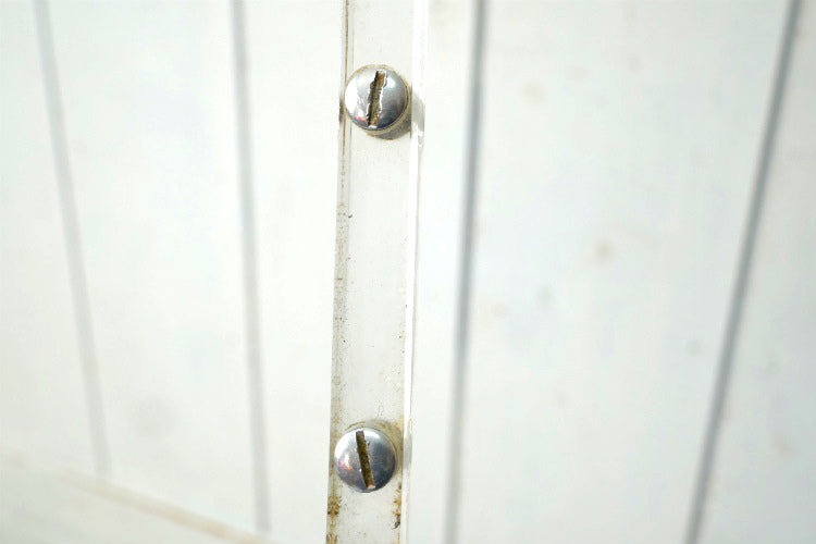 ミッドセンチュリー クリア 両面 50's ヴィンテージ ハンドミラー 手鏡 鏡 USA