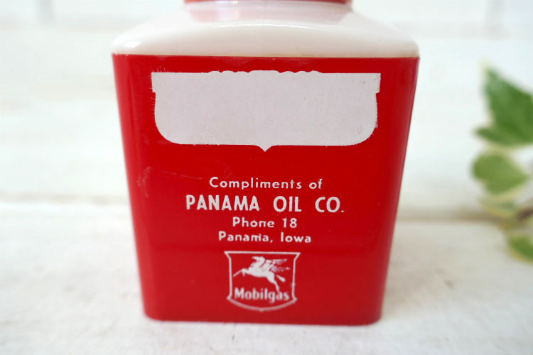 Panama Oil Co Mobil gas モービルオイル アドバタイジング ヴィンテージ ソルト&ペッパー シェーカー USA
