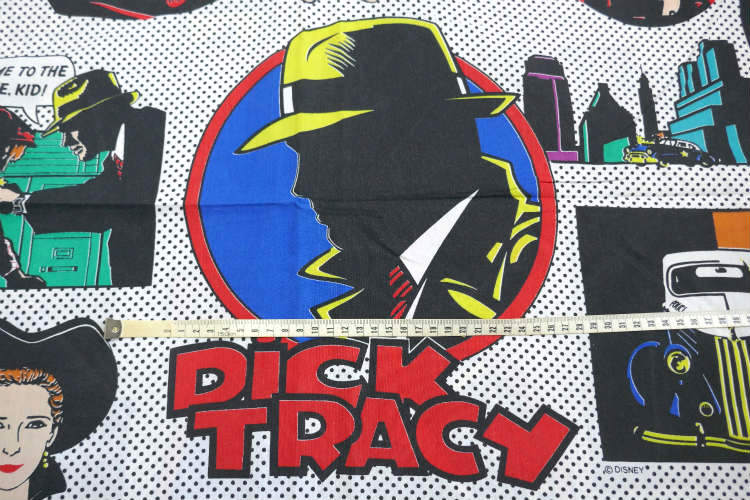 ディックトレイシー DICK TRACY アメリカンコミック アメコミ ヴィンテージ ユーズドシーツ ベッドシーツ(フラットタイプ) USA