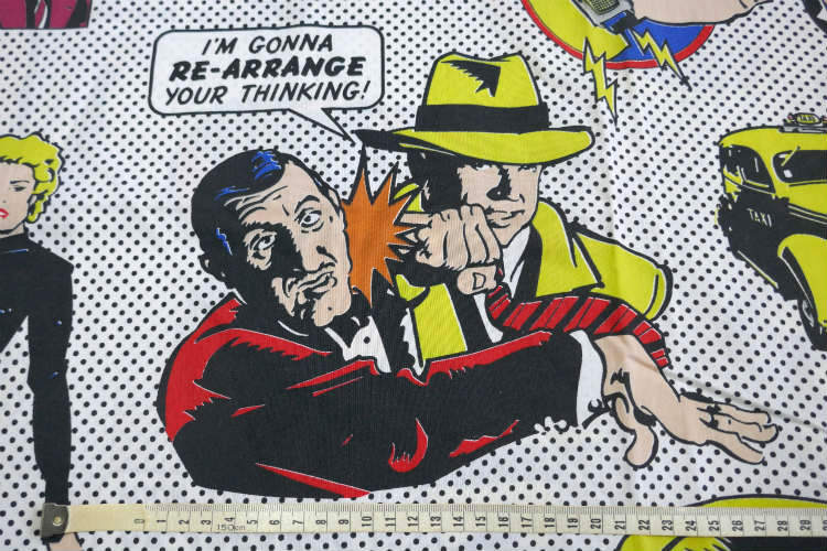 ディックトレイシー DICK TRACY アメリカンコミック アメコミ ヴィンテージ ユーズドシーツ ベッドシーツ(フラットタイプ) USA