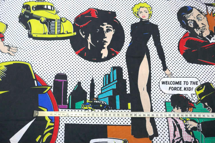 ディックトレイシー DICK TRACY アメリカンコミック アメコミ ヴィンテージ ユーズドシーツ ベッドシーツ(フラットタイプ) USA