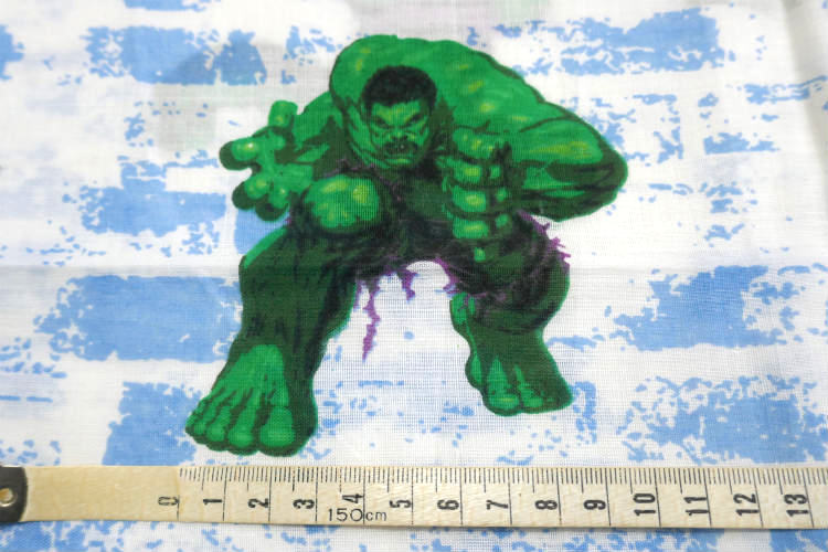 HALK ハルク スーパーヒーロー アメコミ キャラクター ユーズドシーツ ベッドシーツ(フラットタイプ)