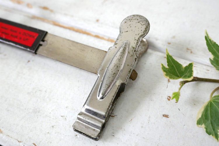 L' Ideal junior ベルギー Parmentier社 メタル製 伸縮式 60's ヴィンテージ パンツハンガー ハンガー