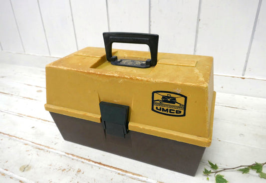 UMCO 1282 アムコ 3段式 レトロ 80's ヴィンテージ タックルボックス タックルケース 釣具 アウトドア フィッシング USA