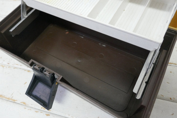 UMCO 1282 アムコ 3段式 レトロ 80's ヴィンテージ タックルボックス タックルケース 釣具 アウトドア フィッシング USA