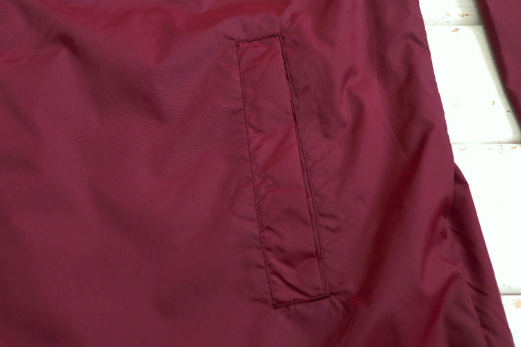 First Trip Surf All Day ファーストトリップ カレッジロゴ コーチジャケット バーガンディ オリジナル 裏地付 Lサイズ