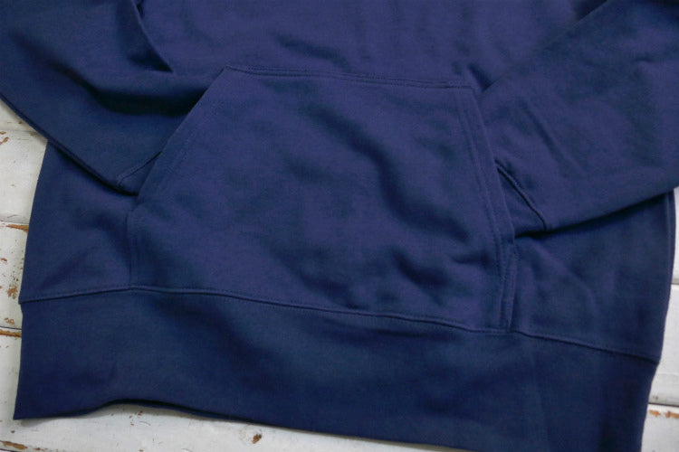 First Trip ファーストトリップ スマイル＆キノコ 60's デザイン インディゴ オリジナル プルオーバー パーカー フーディー