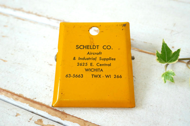 ASSOCIATED インダストリアル SCHELDT CO 航空機 ヴィンテージクリップ USA ステーショナリー