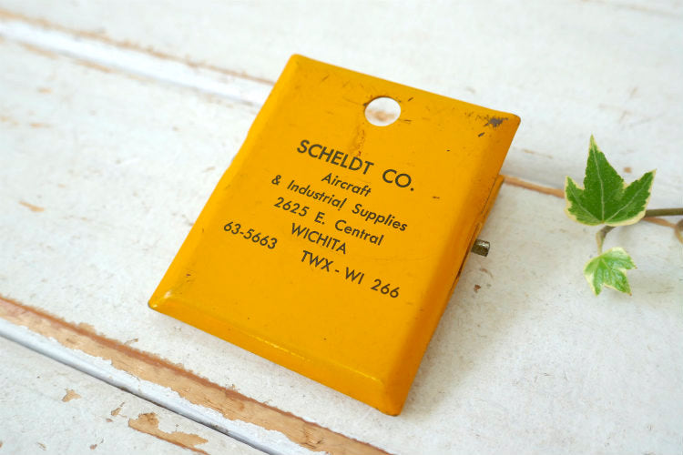 ASSOCIATED インダストリアル SCHELDT CO 航空機 ヴィンテージクリップ USA ステーショナリー