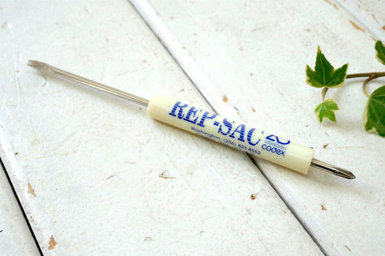 REP-SAC アドバタイジング USA ヴィンテージ ユーティリティー ドライバー ペン型 工具 ポケットドライバー