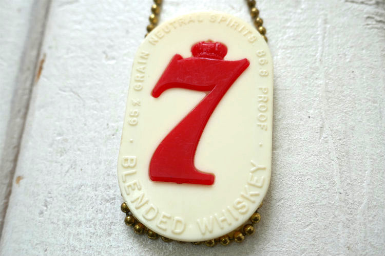 セブンクラウン 7 Seven Crown ブレンド ウイスキー Whiskey ボールチェーン&コインケース アドバタイジング ヴィンテージ キーホルダー
