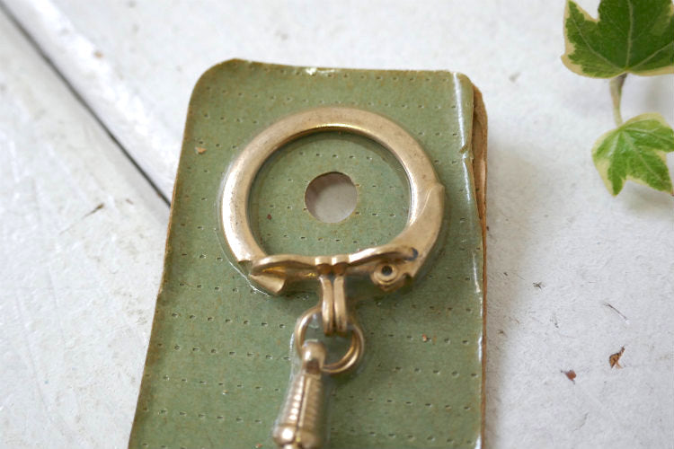 オッドフェローズ FLT 秘密結社 デッドストック ヴィンテージ チェーン付き キーホルダー 友愛 Friendship 博愛 Love 真実 Truth