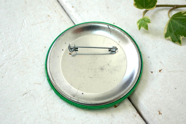 BARTELL for MAYOR 市長 ヴィンテージ グリーン＆ホワイト 缶バッジ USA ファッション アクセサリー