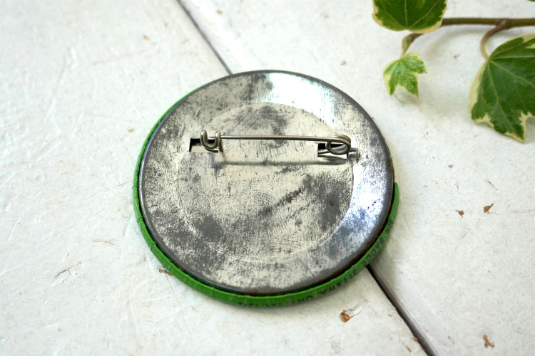 B.C.'s Quest For Tires クエスト・フォー・タイヤ  ヴィンテージ 缶バッジ 1980年代　漫画 コンピューターゲーム 1983 Apple II