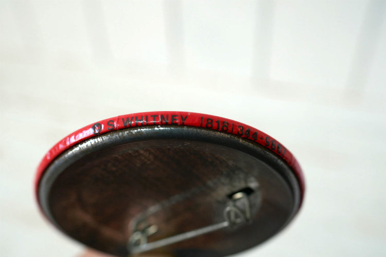 NO ROSE 1986 鳥 Birds ヴィンテージ 缶バッジ USA ファッション アクセサリー