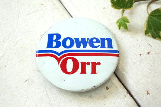 ロバート・D・オール Bowen Orr アメリカ政治家 共和党員 ヴィンテージ 缶バッジ USA ファッション アクセサリー