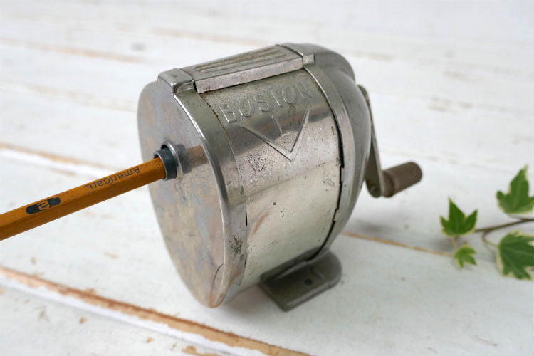 BOSTON ボストン 1つ穴 70y ヴィンテージ 鉛筆削り ペンシルシャープナー 文房具 USA ステーショナリー